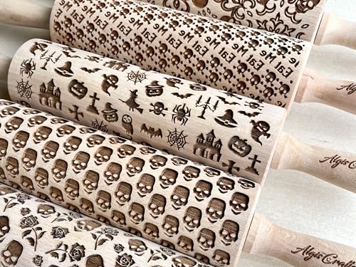 Skull Embossing Rolling Pin Y33667