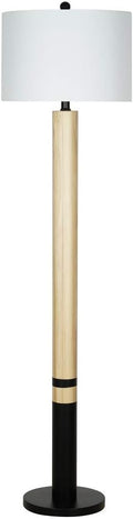 Wood Floor Lamp with LED Bulb M54805