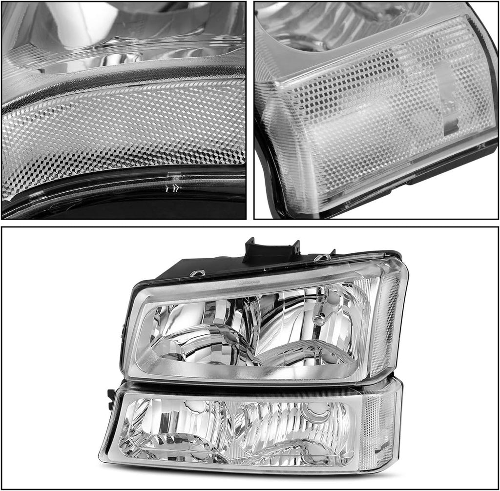 Headlight Assembly and Taillights Combo D6777