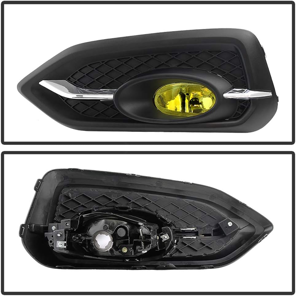 Yellow Fog Lights Bumper Lamps P68482