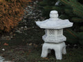 Gray Concrete Pagoda Lantern Statue L519255