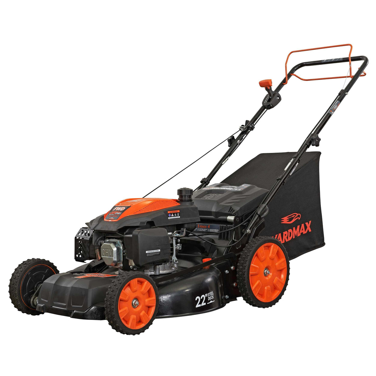 22 in. 201cc 3-in-1 Gas Walk Behind Self Propelled Lawn Mower S466516