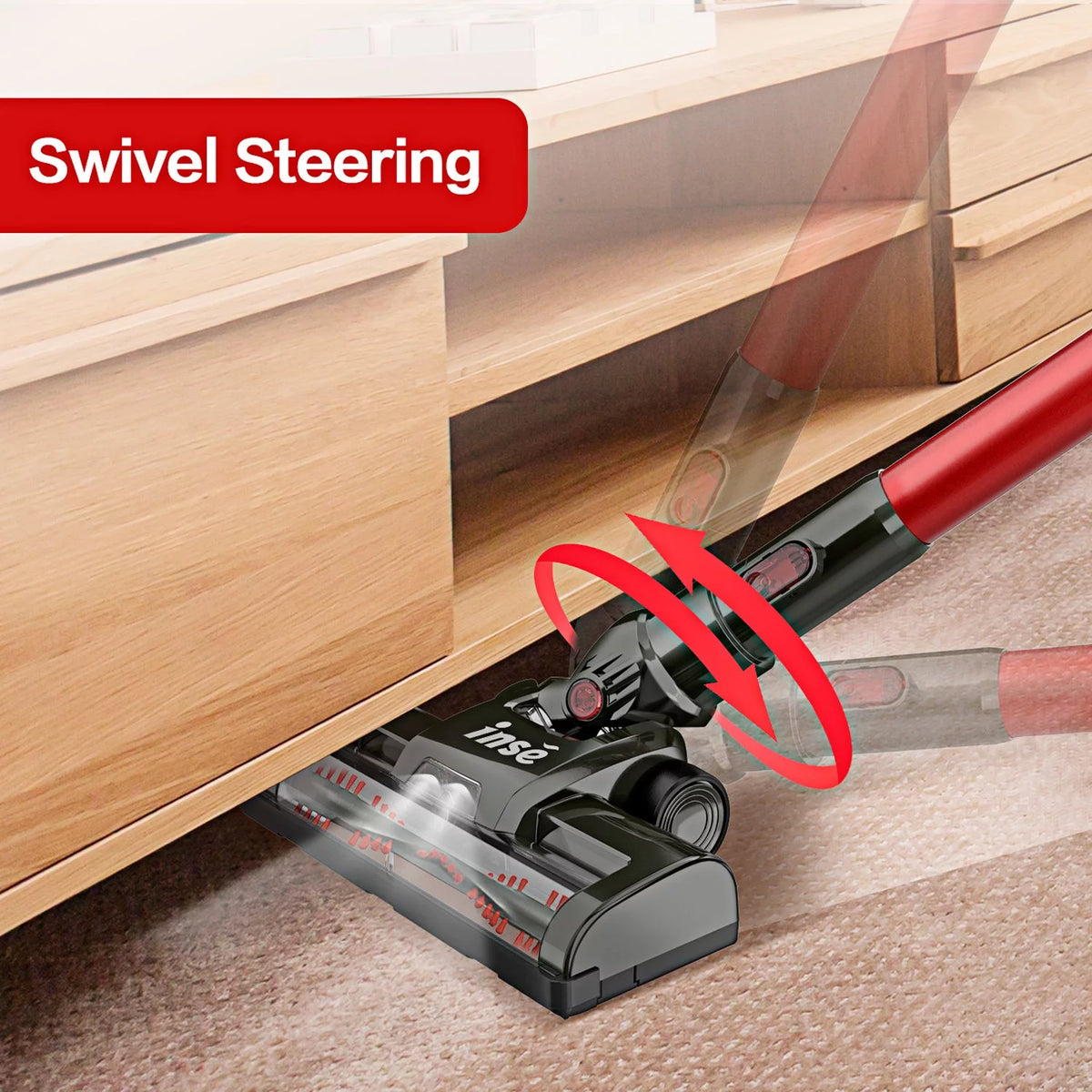 4-in-1 Cordless Stick Vacuum with Handheld Vacuum Q90429