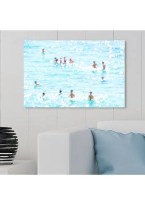 Blue Afternoon at The Beach Canvas C724