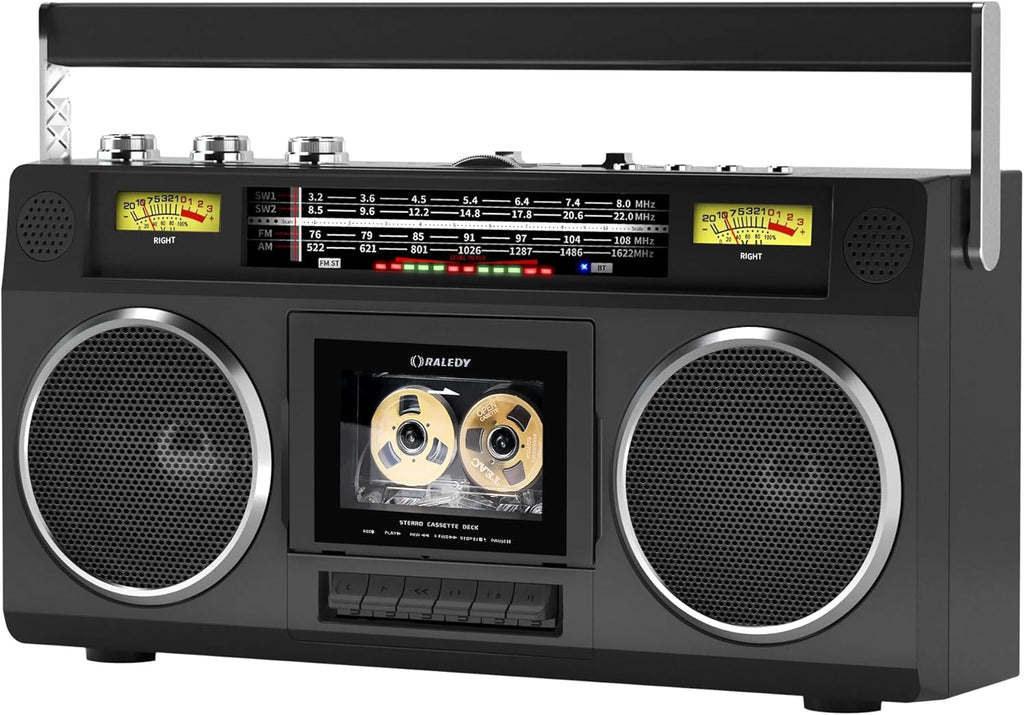 Portable AM/FM Radio Cassette Player Recorder with Bluetooth K23810