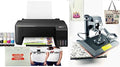 Wireless Sublimation Printer Bundle with Flat Board Press Machine & Accessories R442540