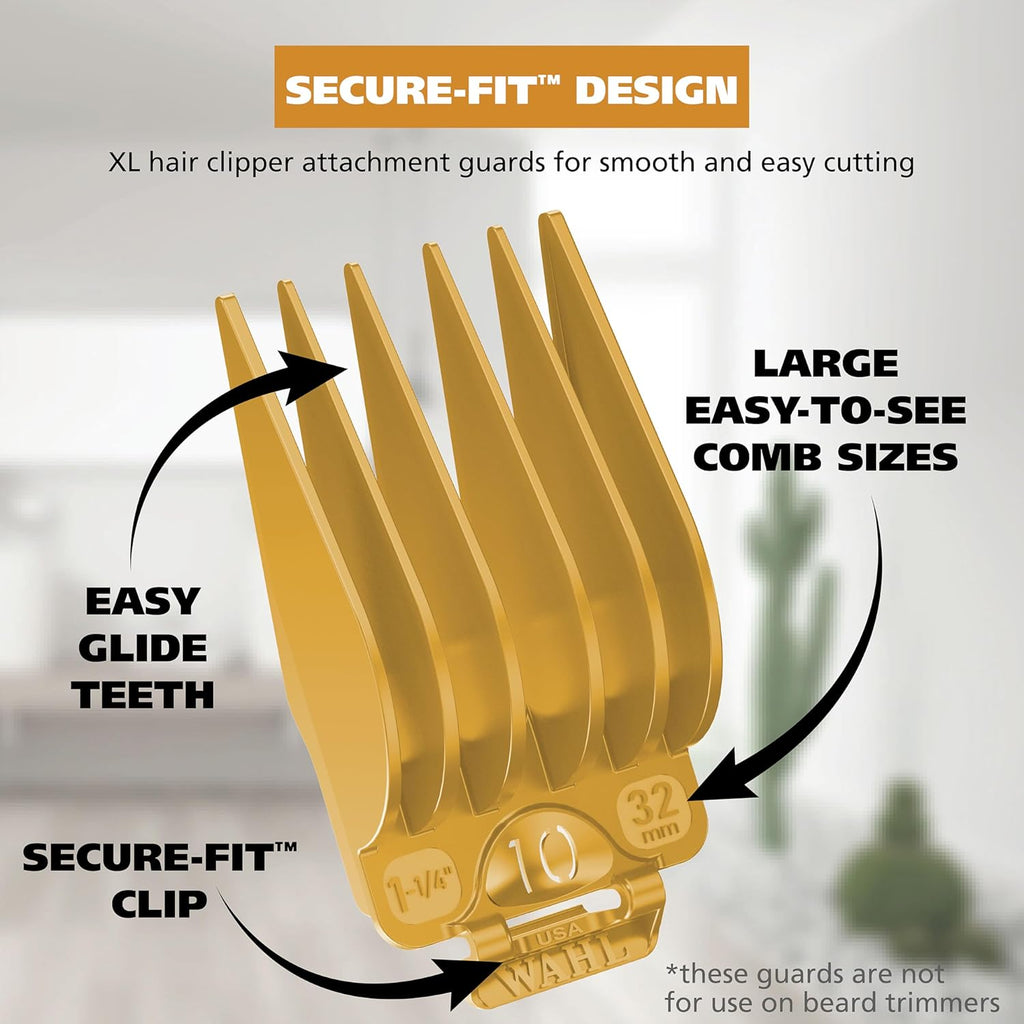 Hair Clipper Attachment Guard Set, 2 Guide Combs T94549