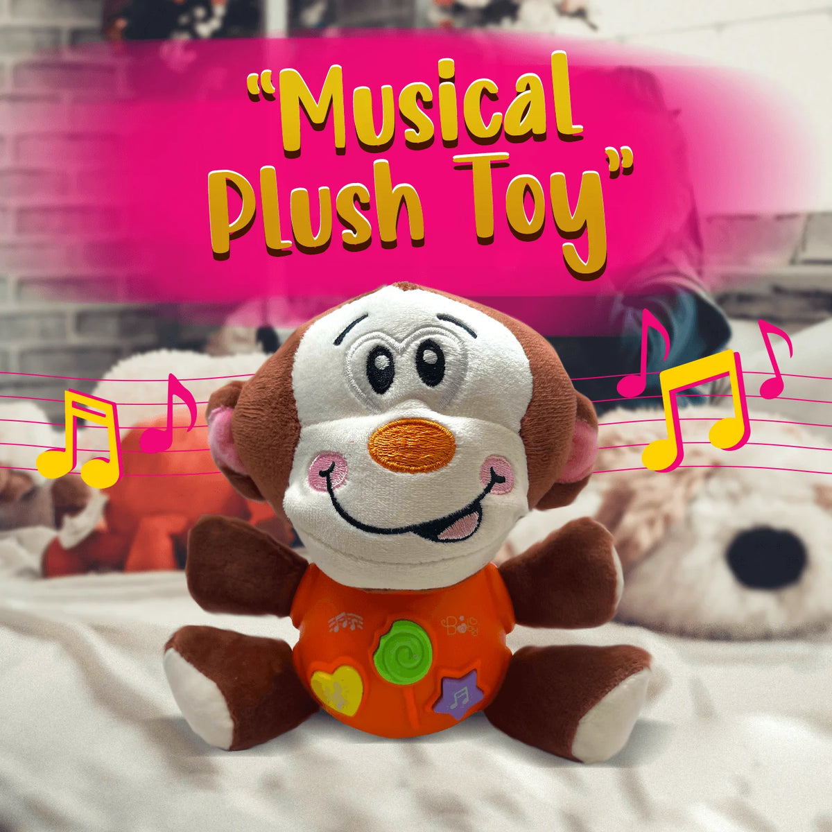 Plush Monkey Baby Toy M20038