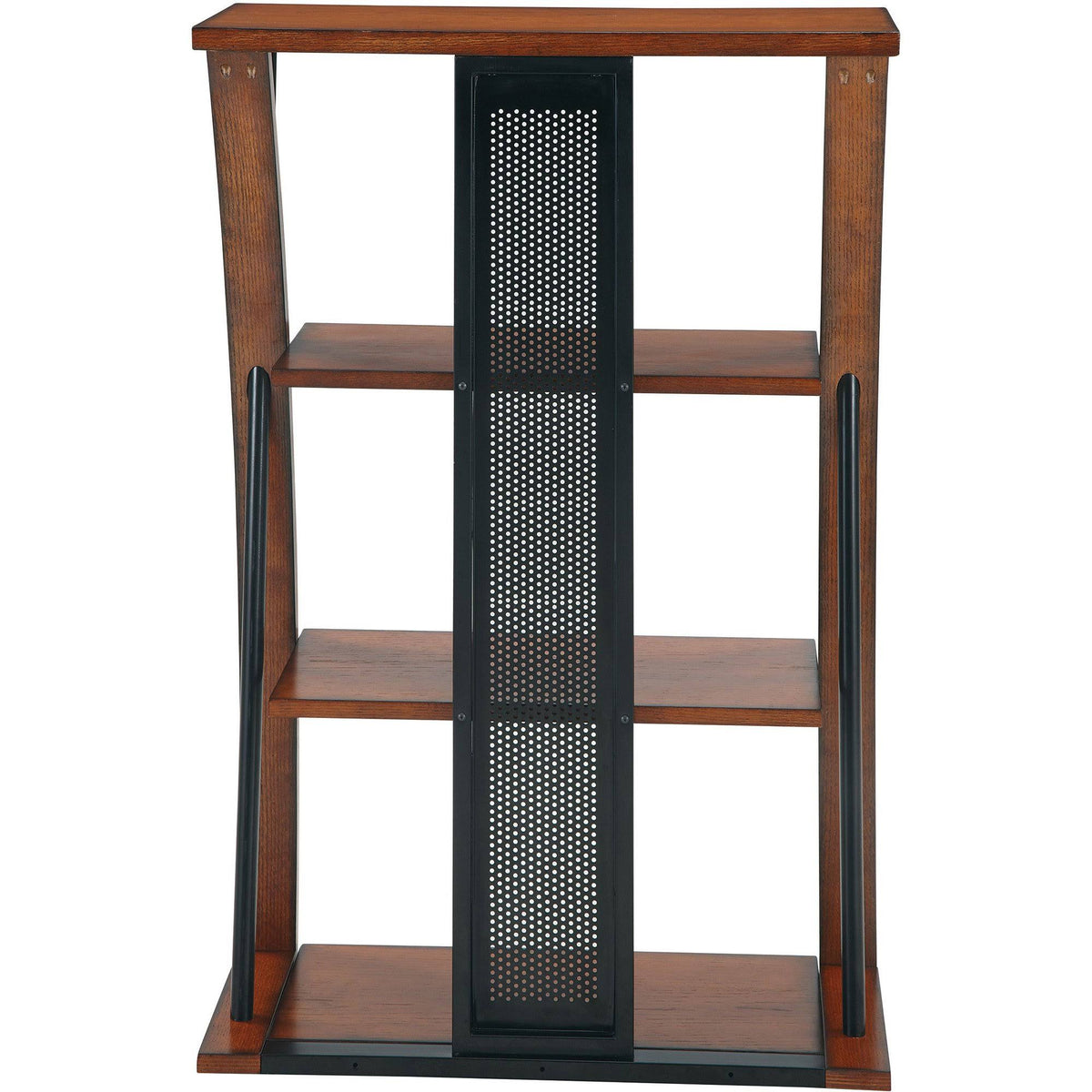 Black Medium Oak 3 Shelf Bookcase G56655