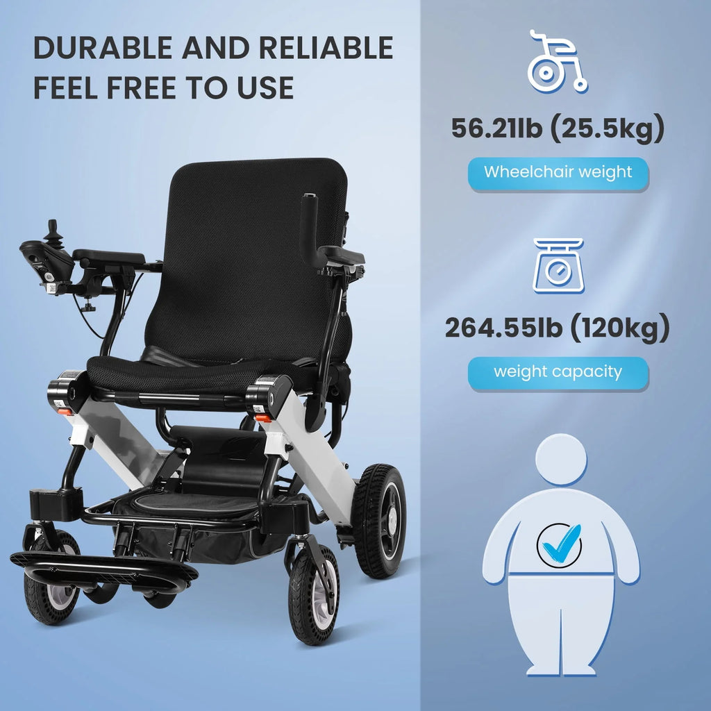 Lightweight Folding Electric Wheelchair P41693