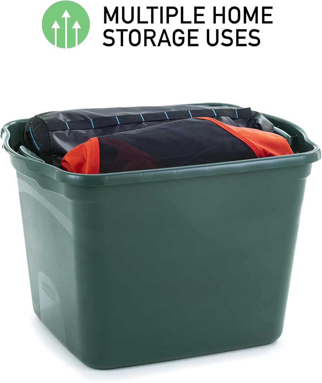 29 Gal Pack of 5 Stackable Storage Bins D703776