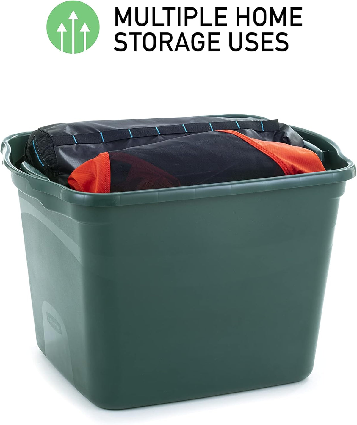 29 Gal Pack of 5 Stackable Storage Bins D703776