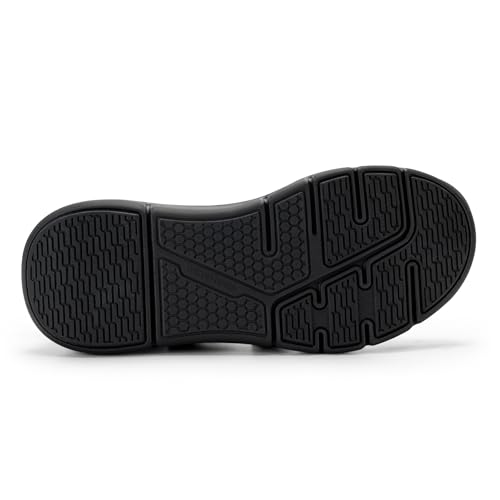Black Leather Slip On Loafers T840277