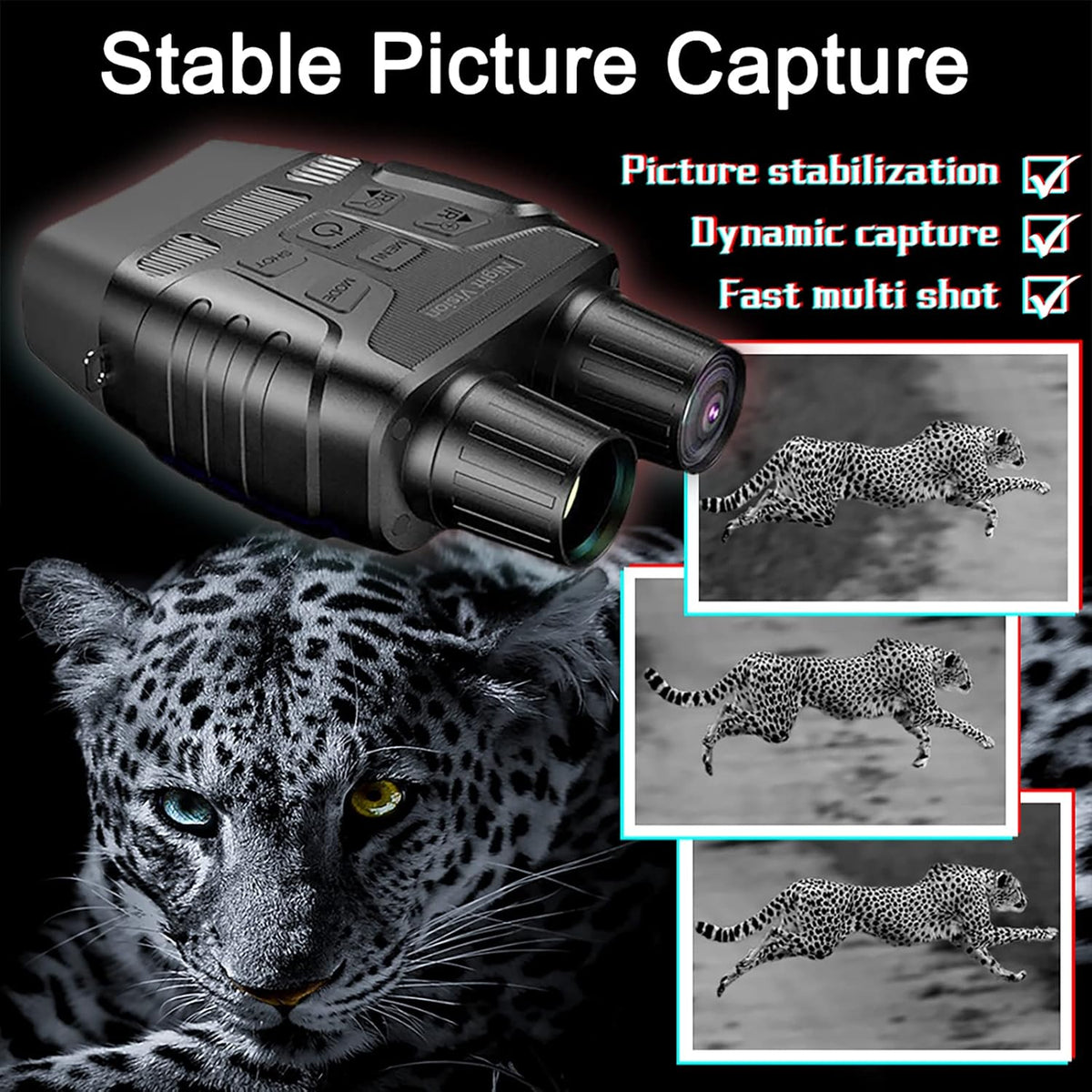 Night Vision Binoculars Digital Infrared with 32GB Memory Card N68223