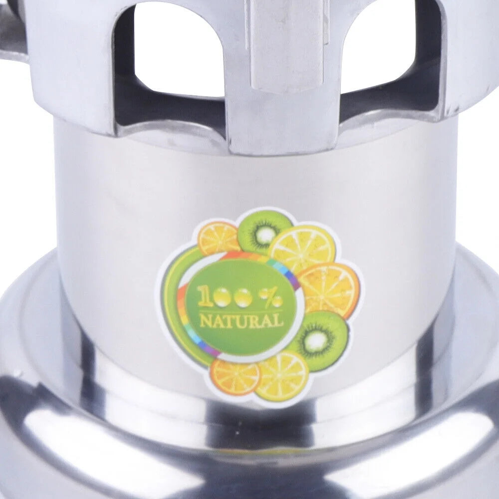 Silver Stainless Steel Commercial Electric Fruit Juicer Machine 2800r/min AC110V J50984