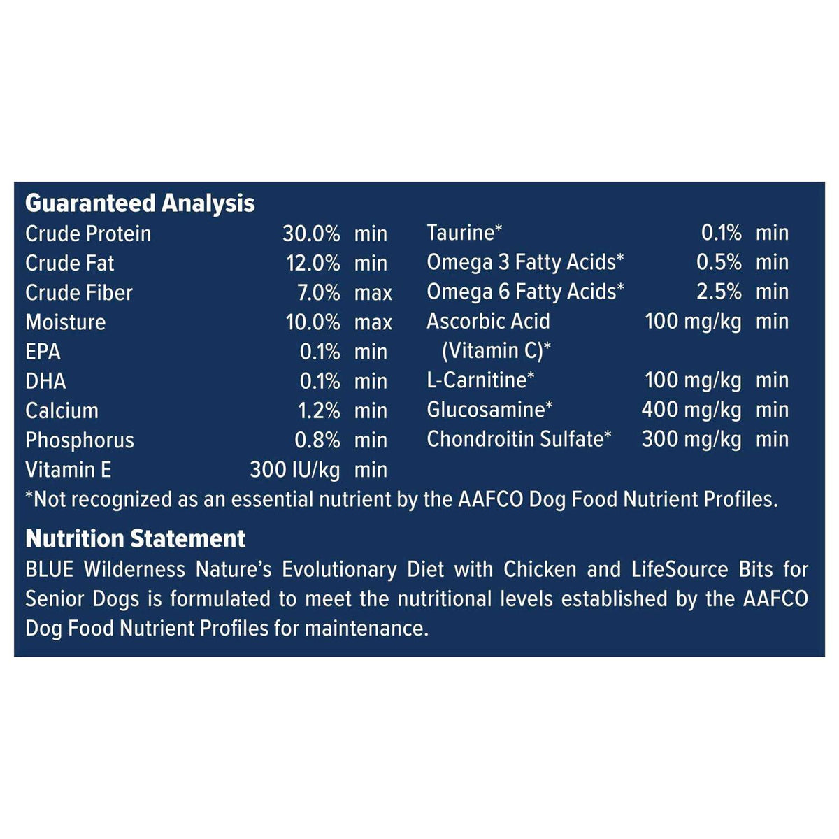 Senior Chicken Dry Dog Food W57265