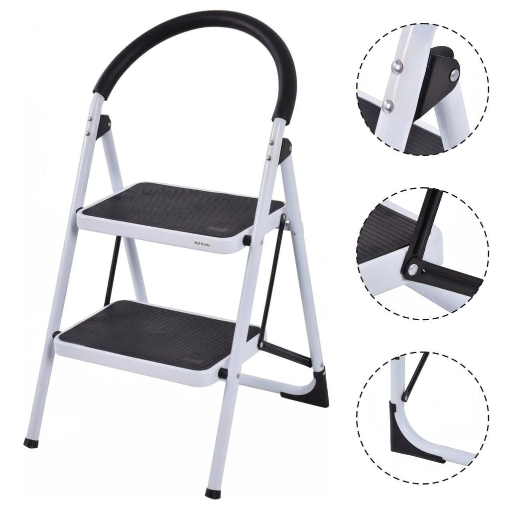 2 Step Folding Stool 330Lbs Capacity A982