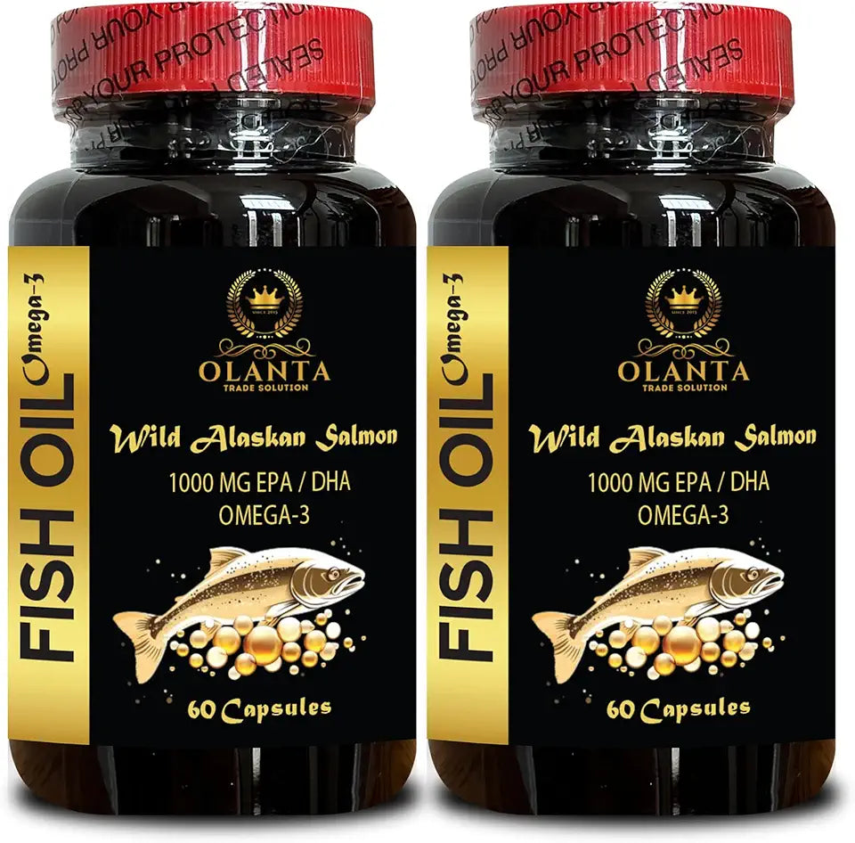 Omega 3 Fish Oil Capsules with EPA & DHA 120 Capsules I438211