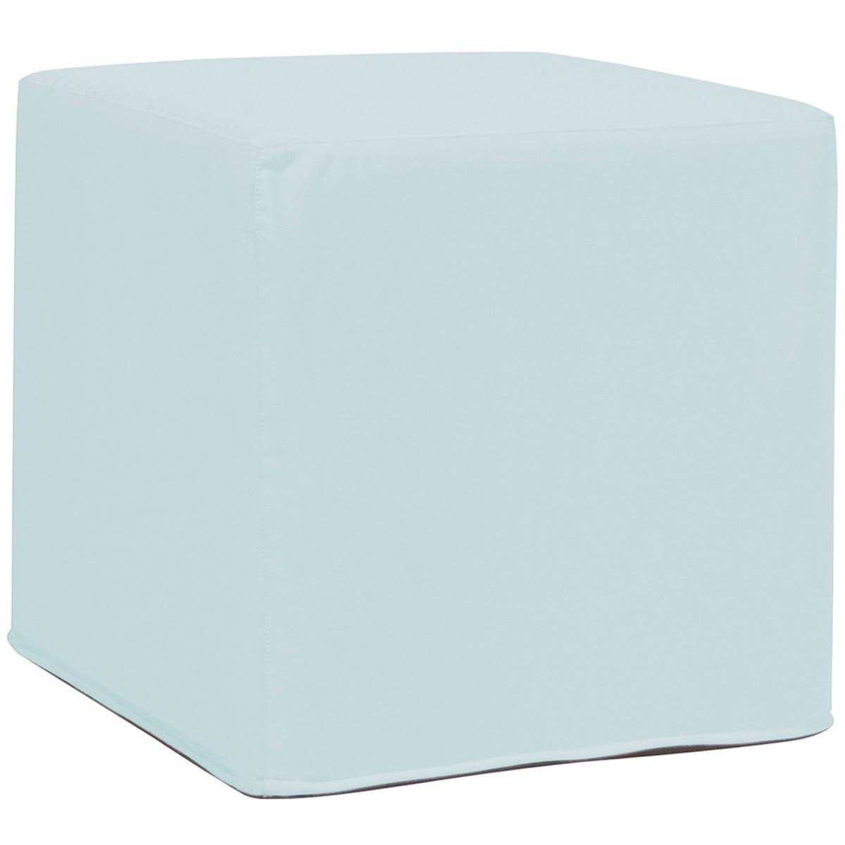 Turquoise No Tip Block Ottoman Y88641