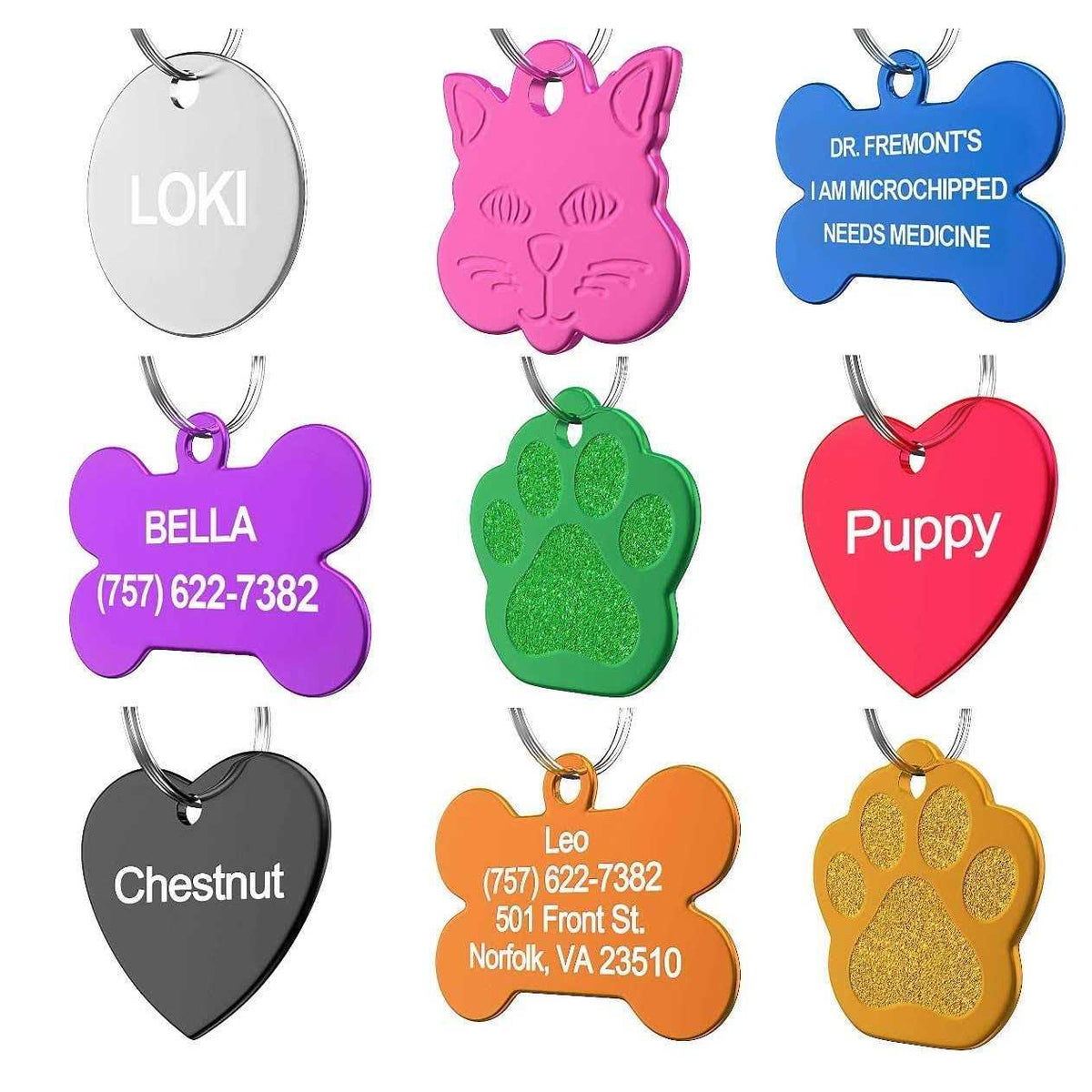 Custom Pet ID Tag X772982