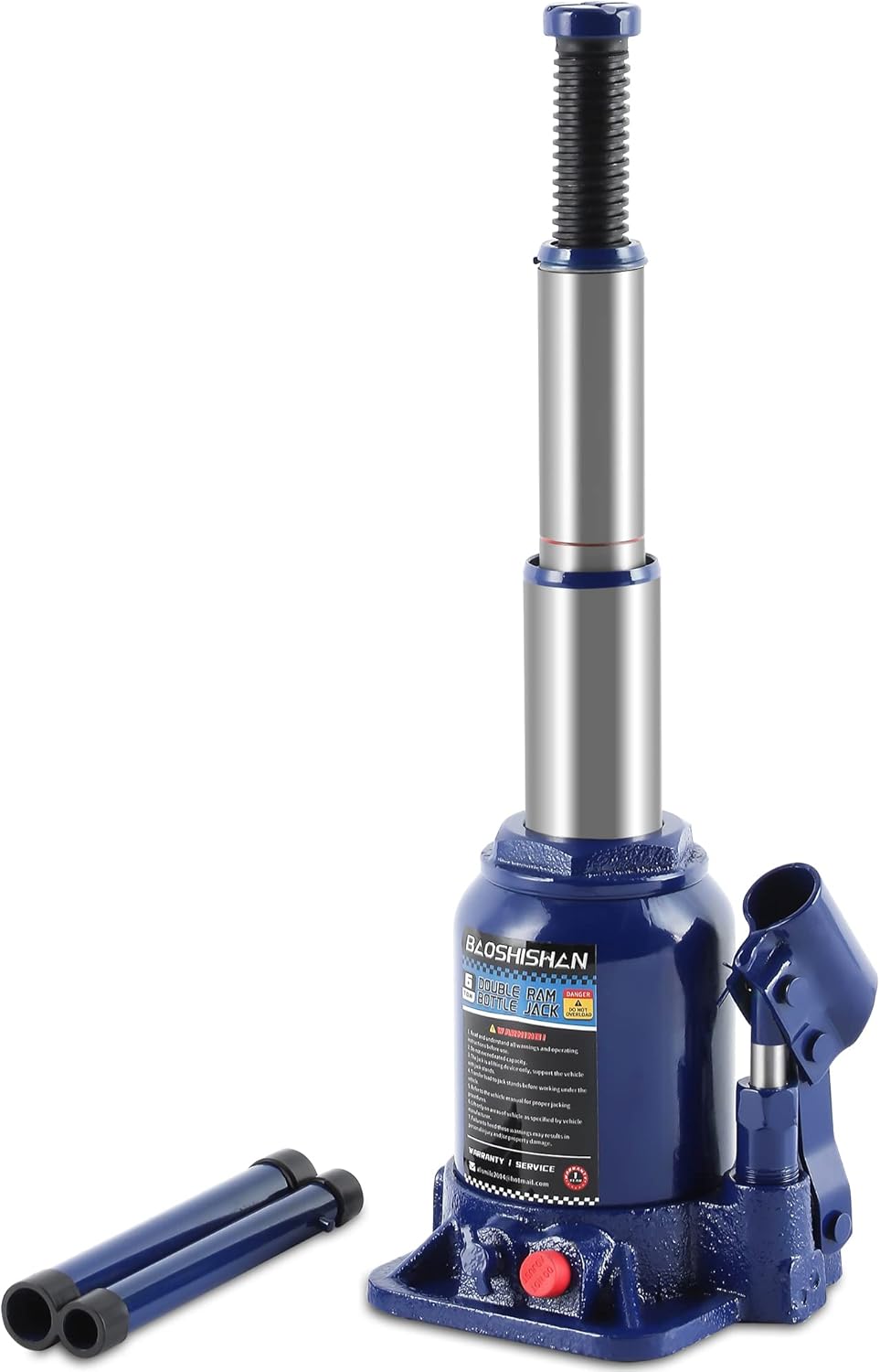 6 Ton Double Ram Hydraulic Bottle Jack A742