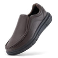 Black Leather Slip On Loafers T840277