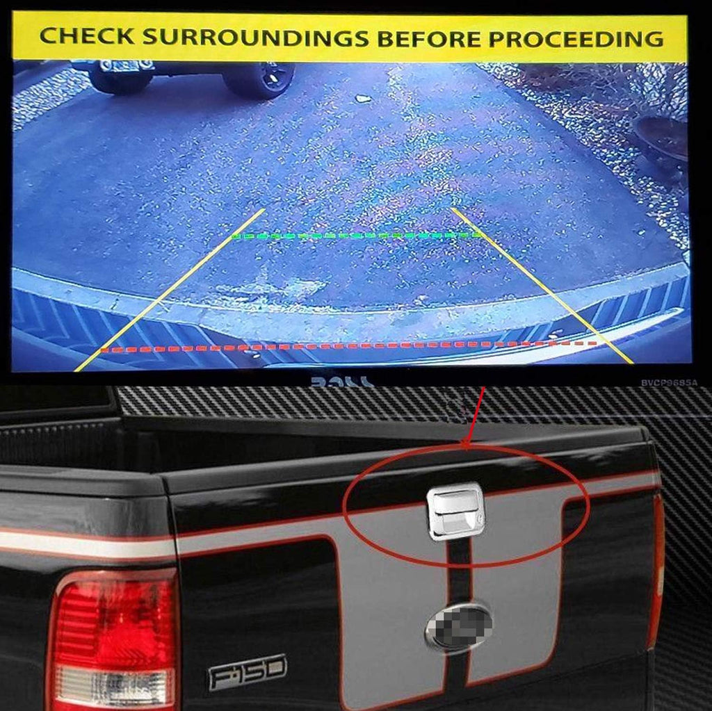Tailgate Handle Backup Rear View Reverse Camera N565