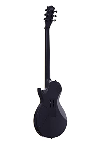 Satin Black Solid Body Electric Guitar with Floyd Rose Tremolo Z459851