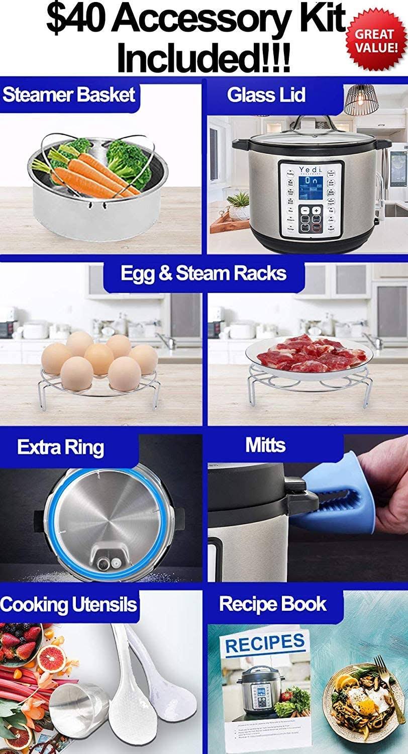 9-in-1 Programmable Pressure Cooker 8 qt A716510