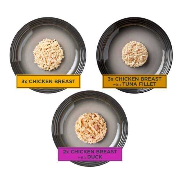 Natural Wet Cat Food Chicken in Broth Variety Pack B4569