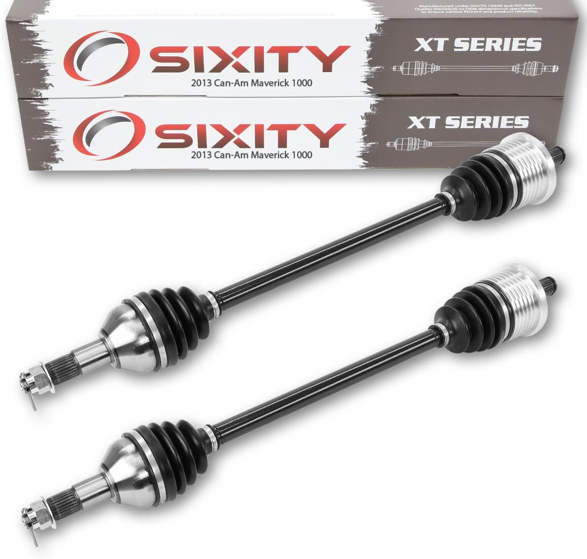 Rear Left Right Axles Pair for Can-Am Maverick 1000 4X4 W886