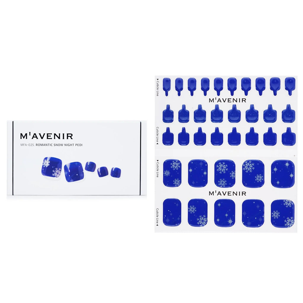 Blue Nail Sticker 36pcs K96518