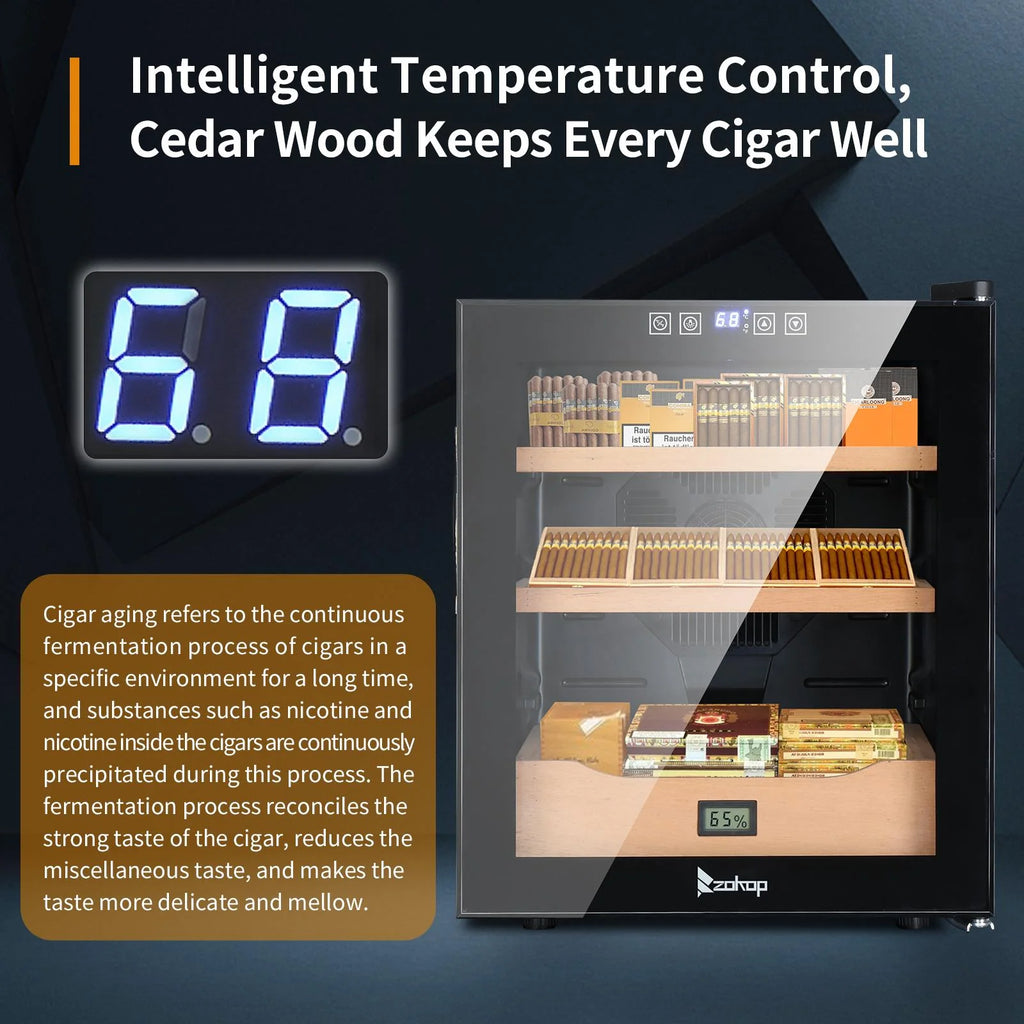 50L Cooling Heating Cigar Humidor 300 Counts D968