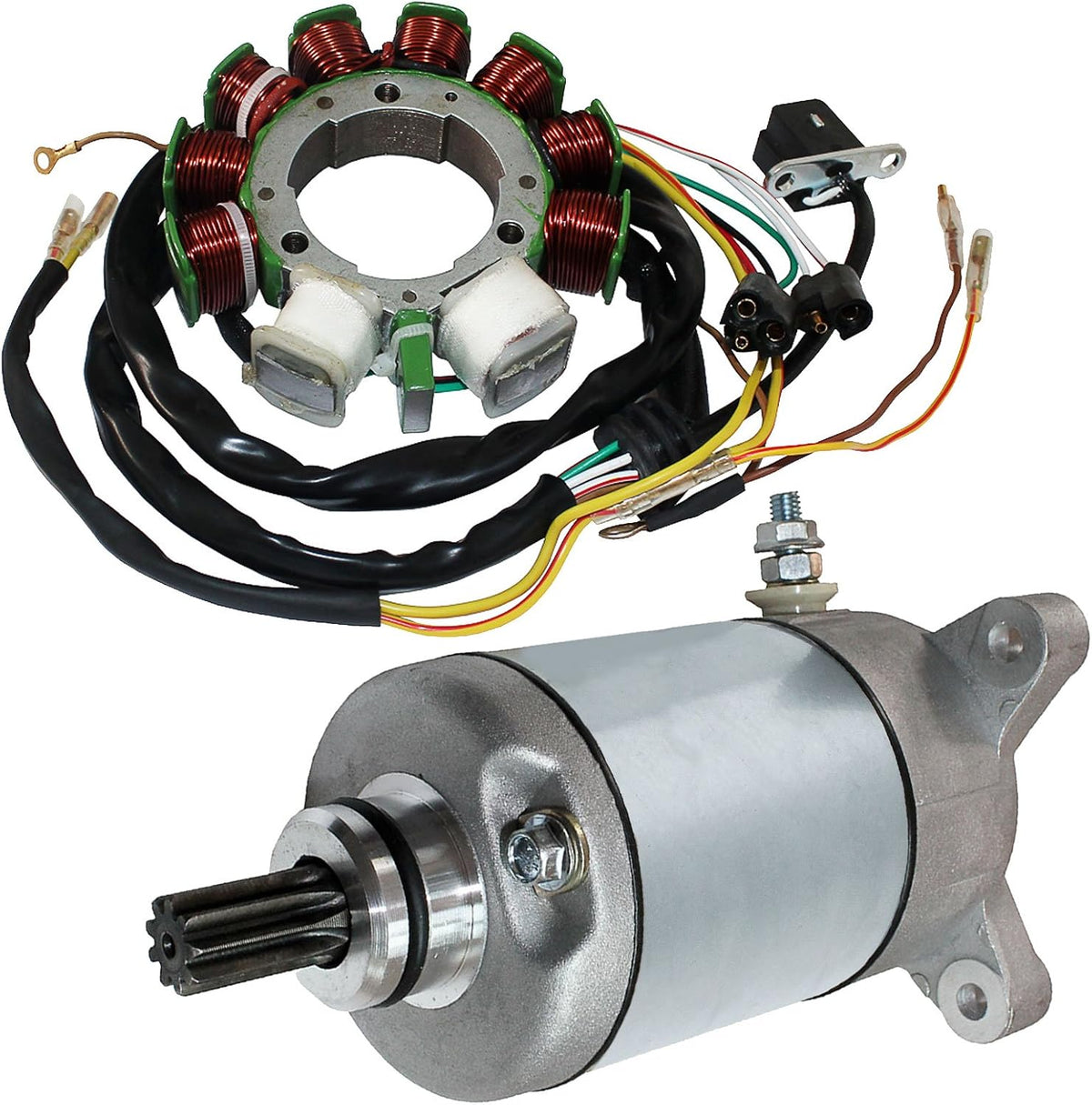 Stator Compatible With Polaris Scrambler 500 Starter Pack of 2 K5549