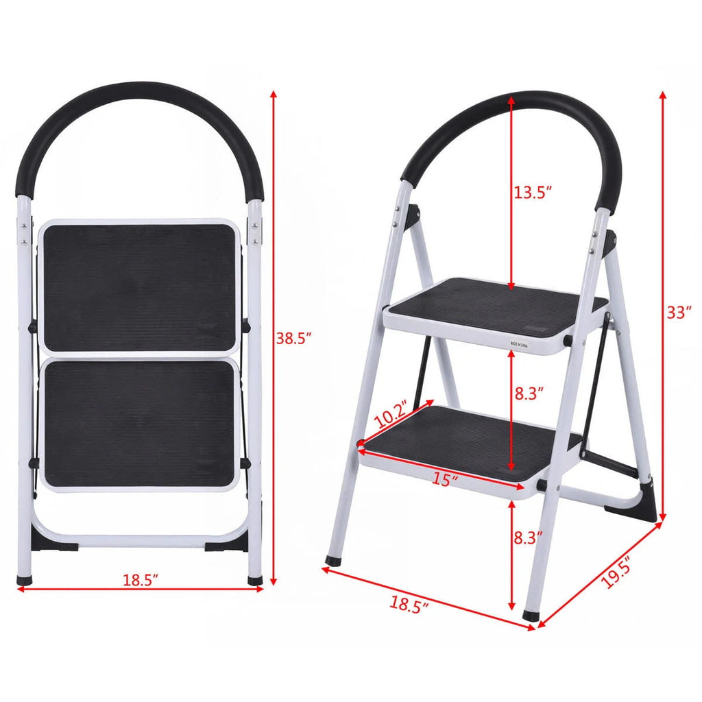 2 Step Folding Stool 330Lbs Capacity A982