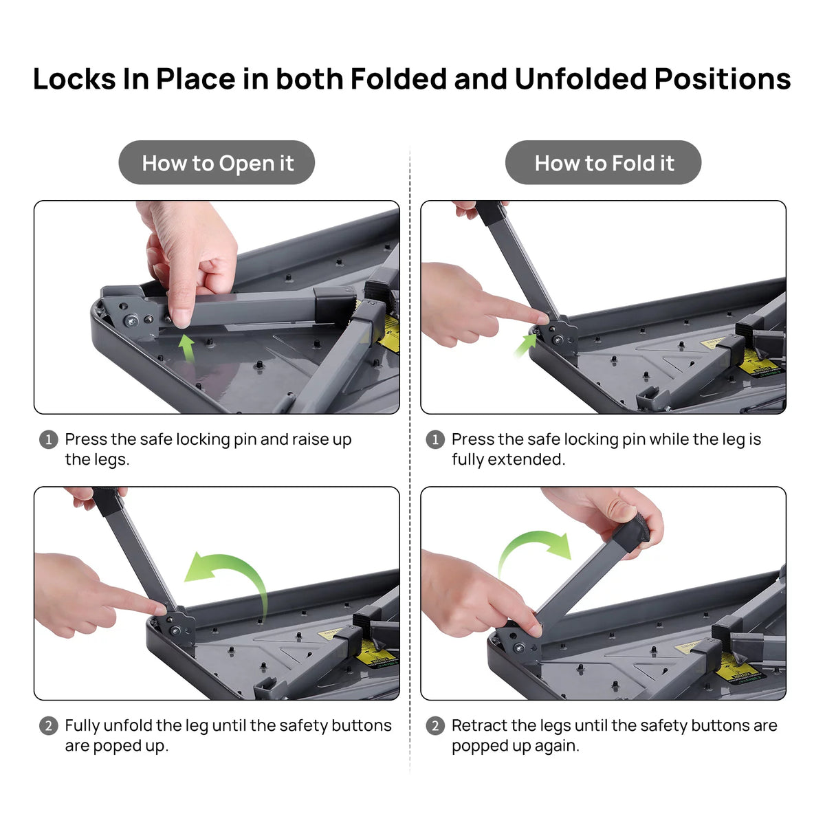 Lightweight Folding Steel Step Stool 330-Pound Capacity N83556