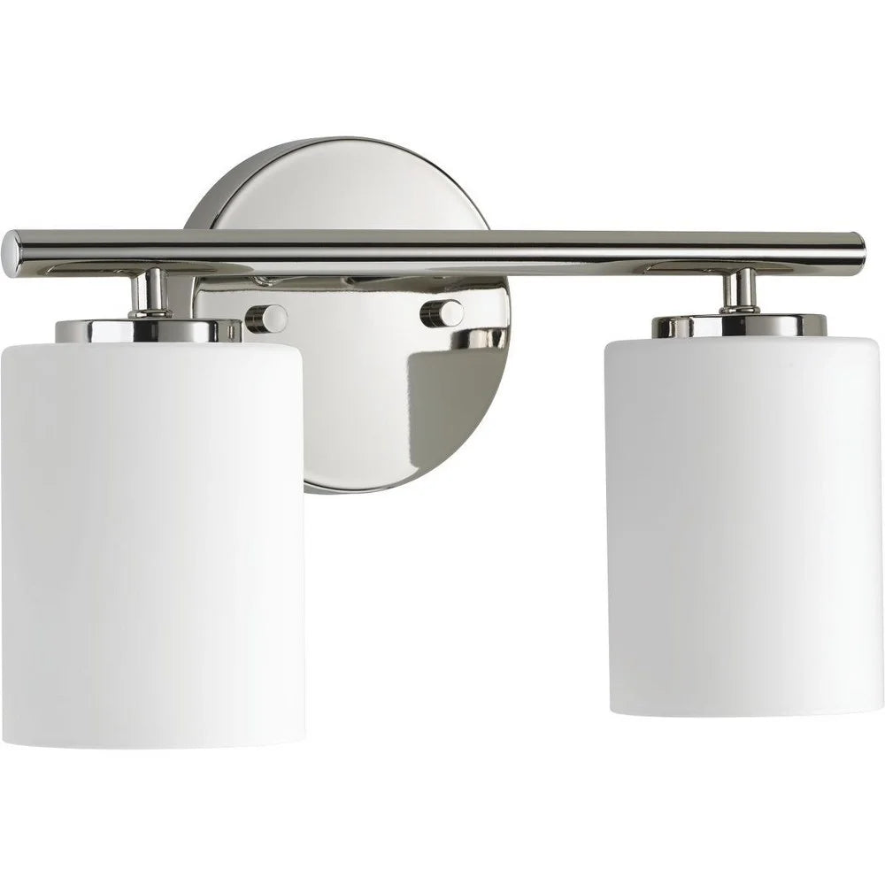 2 Light Textured Black Etched Glass Bath Vanity Light N87270