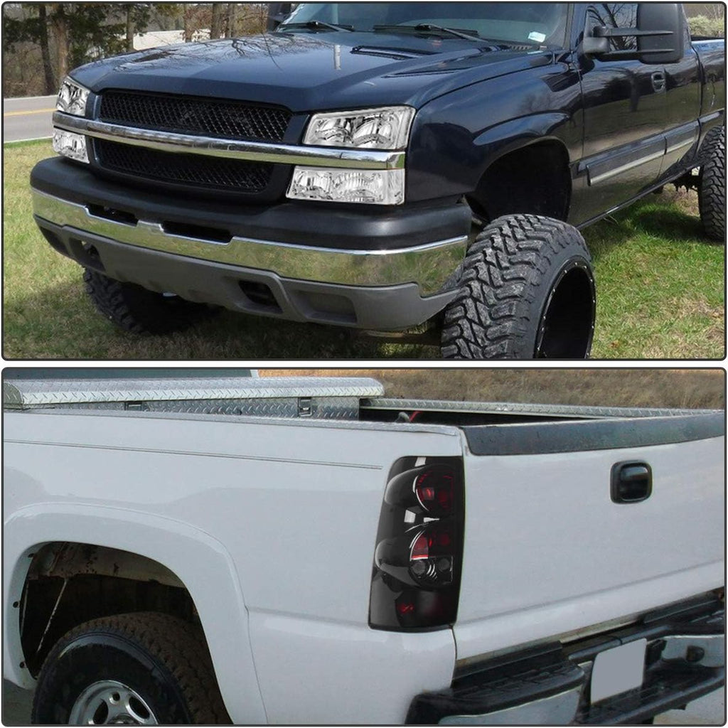 Headlight Assembly and Taillights Combo D6777