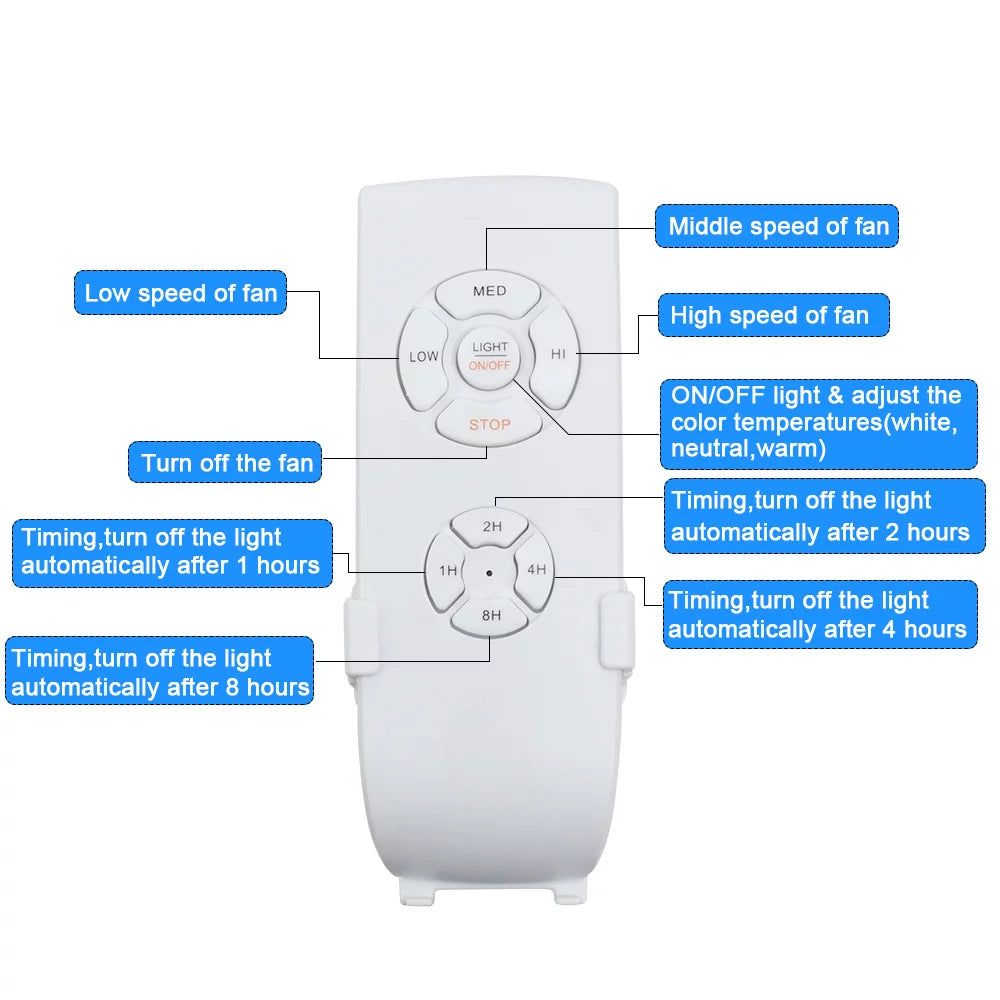 Crystal Ceiling Fan with Light and Remote, 3-Blade Y929303