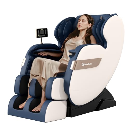Black Full Body Airbags Massage Recliner with Zero Gravity A6698