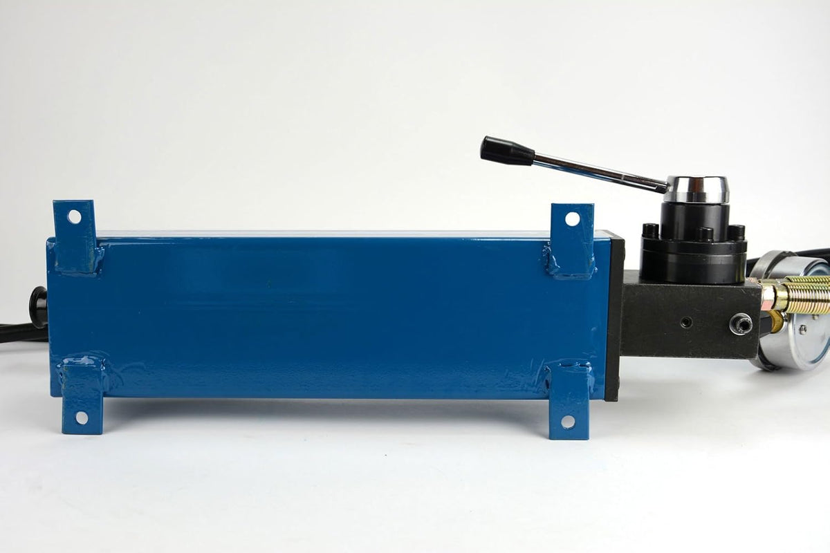 Manual Hand Hydraulic Power Pack Pump 2 Stage, Double Acting 10k psi 183 Cubic in Capacity Y841