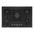 30 in. Black Gas Cooktop with 5 Burners B5876