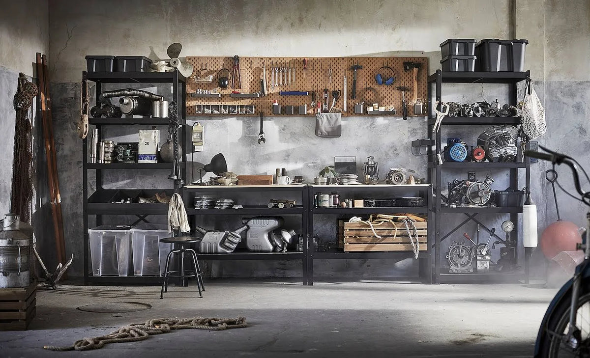 Black/Pine Plywood Work Bench W893