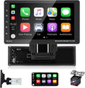 Single Din Car Stereo with 9 Inch Touch Screen and Backup Camera C34629