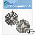 2-Pack 8 inch 6 Turns & 6 inch 5 Turns Surface Burner Elements M18836