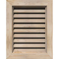 Unfinished Pine Vertical Gable Vent A421608