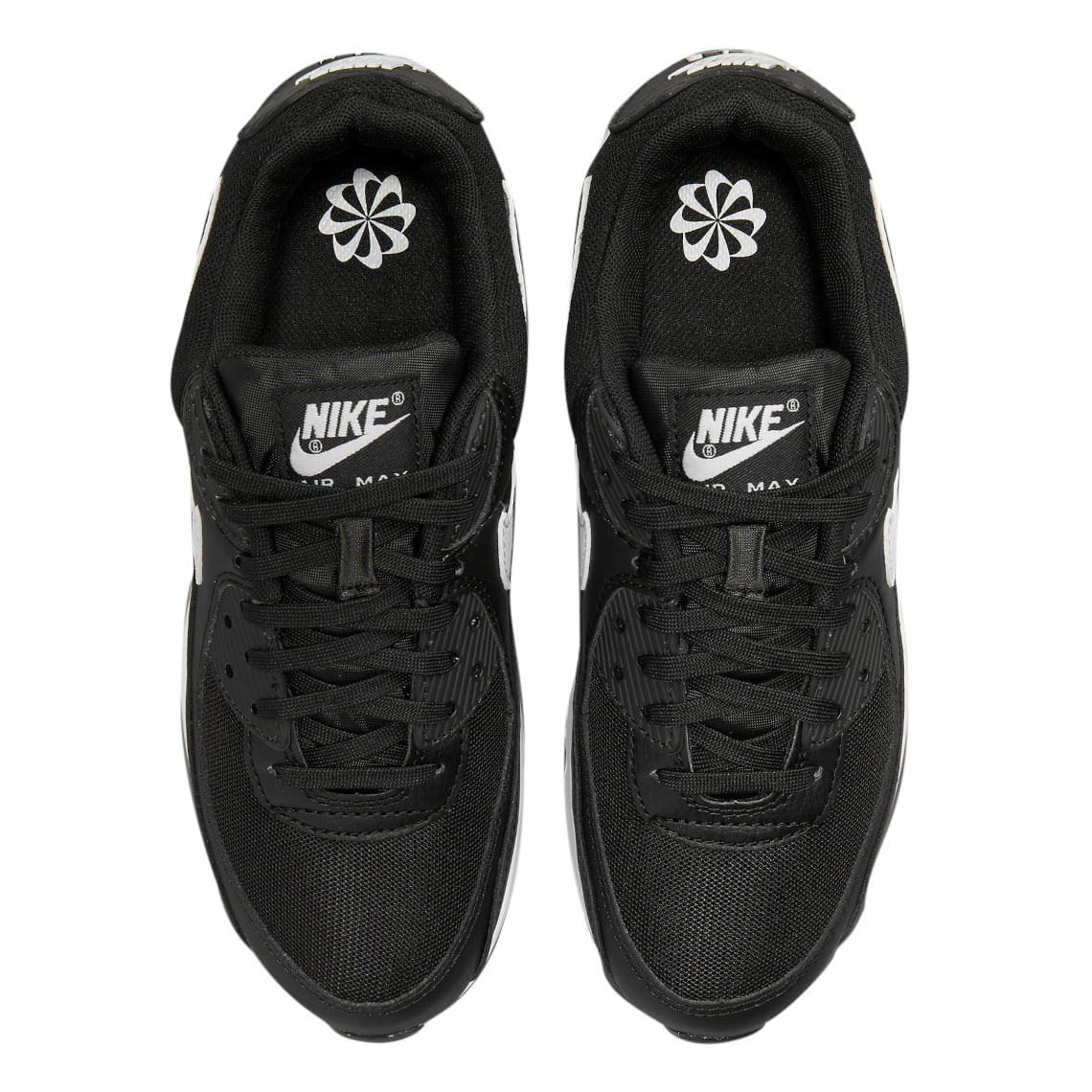Women's Black White Sneakers H585051