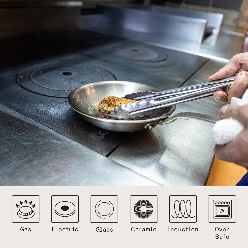 8-inch Stainless Steel Frying Pan N399008