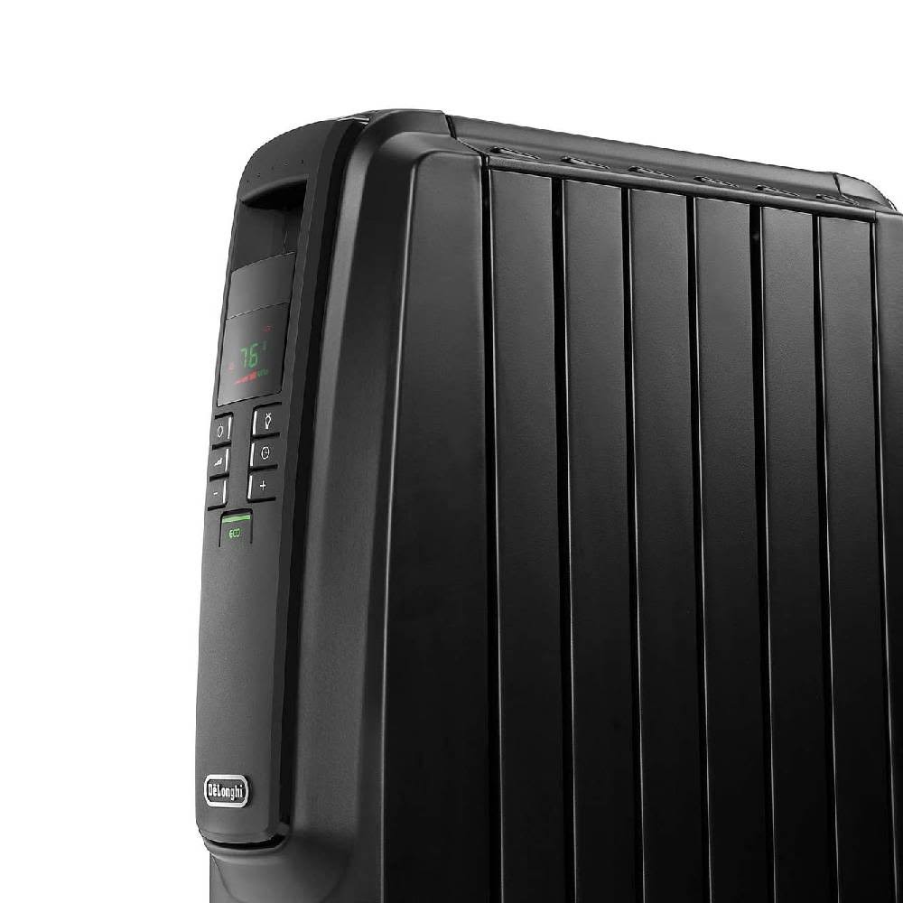 Oil-Filled Radiator Space Heater, Quiet 1500W, Adjustable Thermostat, 3 Heat Settings, Timer Z172