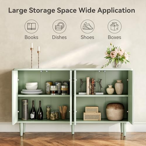 59-Inch Buffet Cabinet Sideboard with Storage A629342
